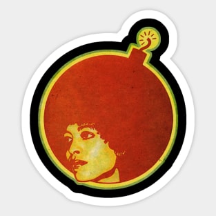 Vintage Angela Davis Sticker